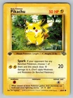 Pikachu 60/64 Common Jungle Pokemon 1st Edition Moderately Played