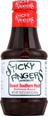 Sticky Fingers Sauce Bbq Swt Southern Heat Pack Of 3