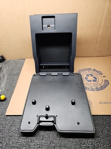 2024 UP F150 F250 F350 Cloth Jumpseat Jump Seat Armrest Console Lid OEM - Picture 4 of 8