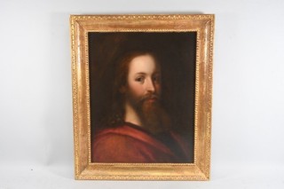 R08O32 Altmeister Gemälde Jesus Christus Porträt 17./ 18.Jh Italien