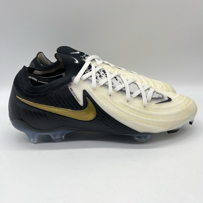 Nike Phantom GX Elite FG Soccer Cleat White Black Men's Wmns