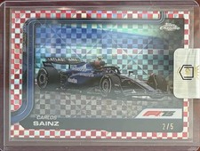 Topps Chrome F1 2025 Carlos Sainz Williams F1 Red refractor # /5 Williams