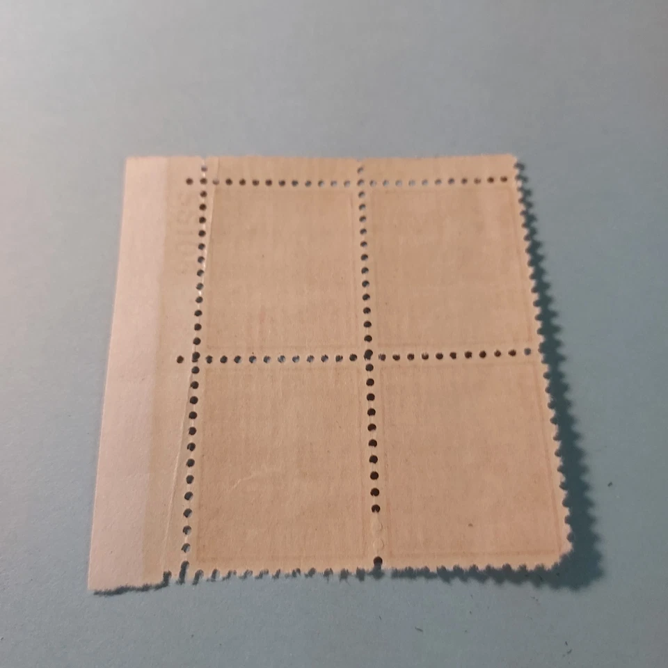 Stamps-Block of 4-17cent-Block#22109-Scott#822-Andrew Johnson-1938 - Image 3 of 3