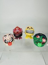 1986 Vintage MADBALLS Wind Up - Complete Set Of 4