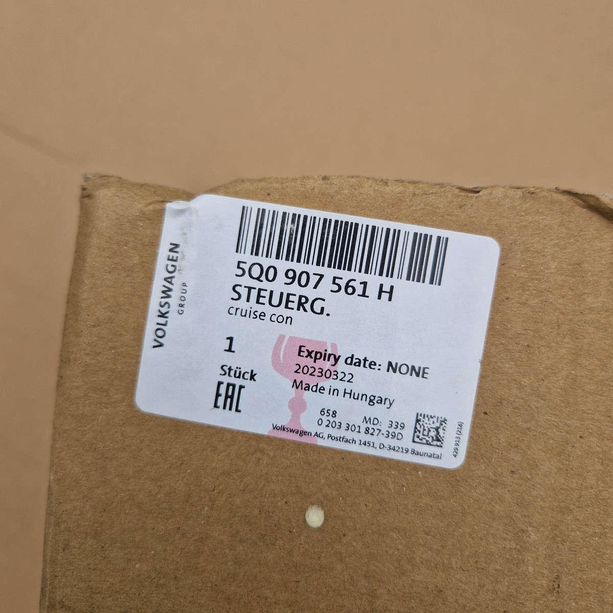 VW Volkswagen Golf Mk7 Radar Sensor Distance Control Unit ECU