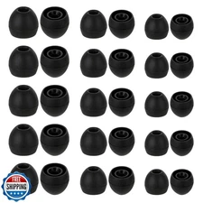 Hariendny 15 Pairs Silicone Ear Bud Replacement Pieces Earbuds Ear Tips Repla