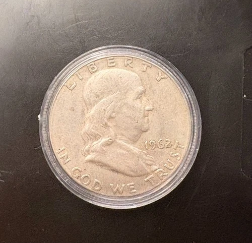🔥 1962-D Frankiln Half Dollar 90% Silver CoinSnap analysis is Fine to AU🔥