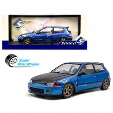 Solido 1:18 1991 Honda Civic (EG6) Solido Works – Cobalt Blue Pearl #S1810406