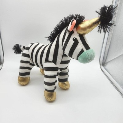 Oh Joy Zebra Unicorn Pony Plush 12'' Stuffed Toy Lovey