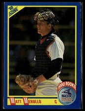 Matt Merullo *ROOKIE CARD* (RC) 1990 Score #605. rookie card picture