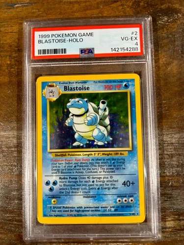 POKEMON 1999 Game BLASTOISE HOLO #2 PSA 4 RARE