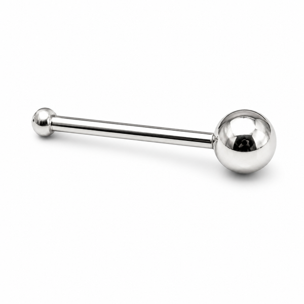 925 Sterling Silber Nasenstecker 2Mm Kugelende Push Fit Pin 22G Piercing-image