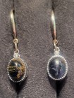 Sterling Silver Pietersite Drop Earrings — photo 1