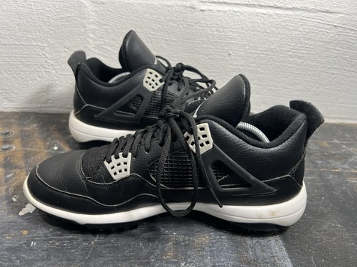 Nike Air Jordan 4 Golf Schwarz Golfschuhe Spikes 807710-010 Custom Herren 11,5 - Bild 4 von 9