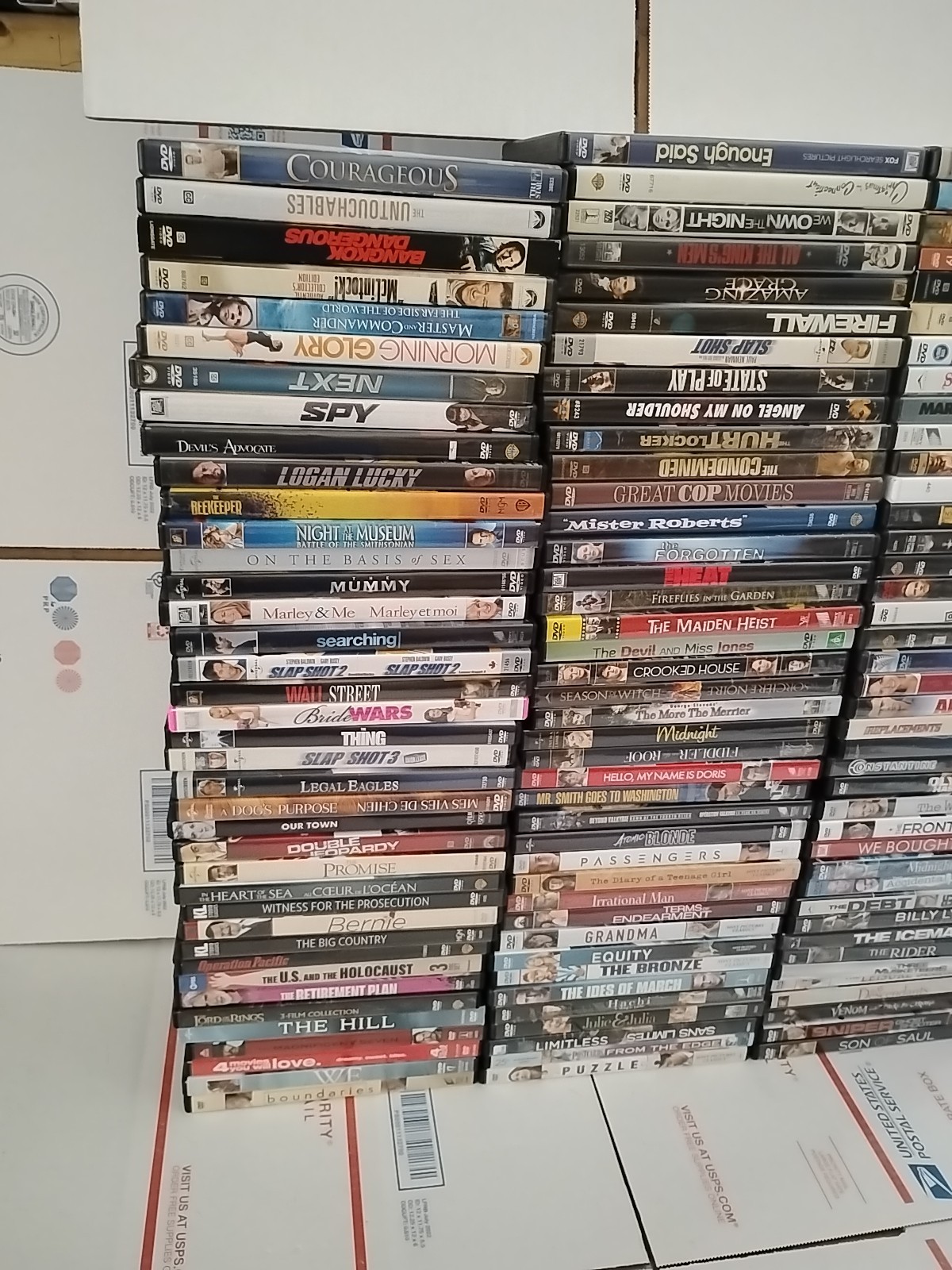 Lot of 120 vintage Estate Sale DVD Classic dvds! NO KIDS MOVIES Trl6#18