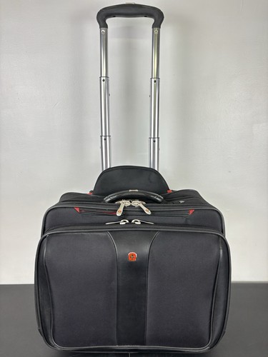 Wenger Swiss Gear Rolling Wheeled Retractable Handle 17" Laptop Bag SUPER CLEAN