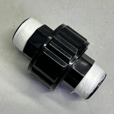 RIGHT FIT Pool Parts Replacement Double Male Threaded Union 1.5" Black 724106