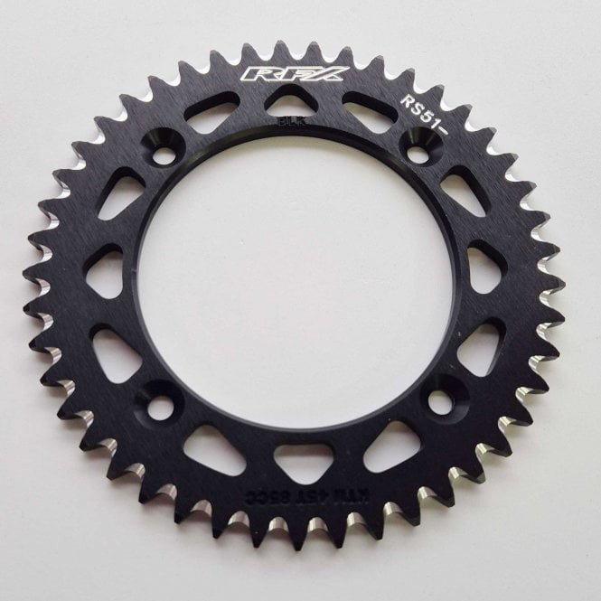RFX Pro Series Elite REAR 47T Sprocket - 428 Pitch - SX85 TC85 MC85 (Black)