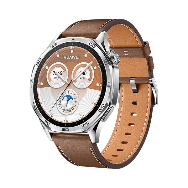 HUAWEI - HUAWEI WATCH GT3 46mm Leather/ブラウン Huawei Watch GT3 46MM Classic Stainless Steel with Leather
