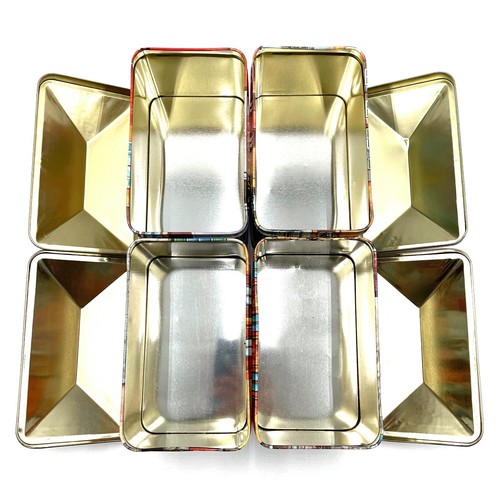 4 VTG PAGANI LECCO ITALY HOUSE SHAPED TINS HOTEL BAR CAFE GARAGE BRASSERIE FLEUS - Picture 6 of 10
