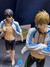 Haruka Nanase Makoto Tachibana 1/8 figure Hobby Stock set of 2 Free! Anime Toy