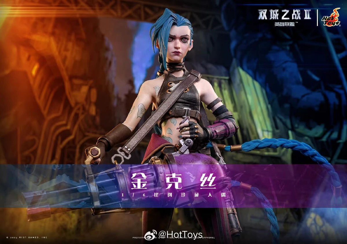 Ready! New Hot Toys TMS137 1/6 Arcane League of Legends Jinx