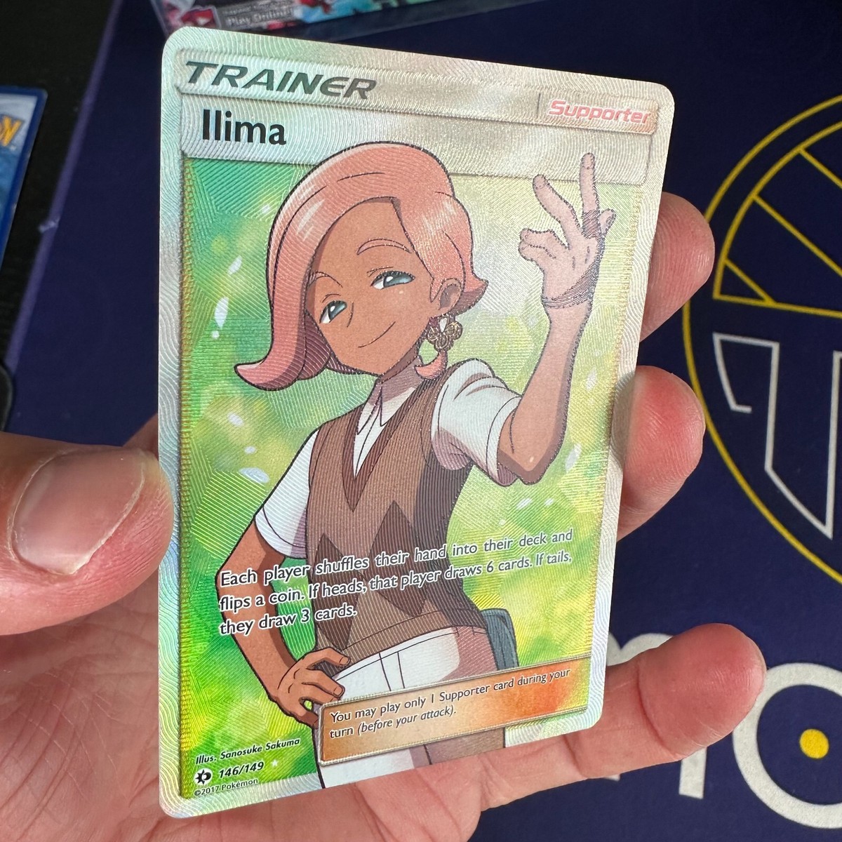 Pokemon - Llima 146/149 Full Art Trainer - Sun & Moon 2017