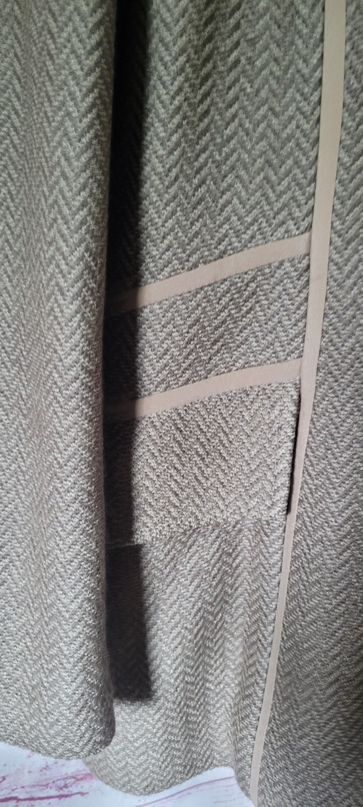 St John Collection Herringbone Jacket Blazer 12 B… - image 4