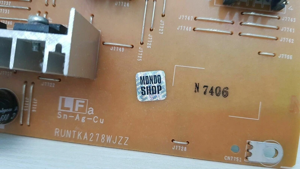 INVERTER RUNTKA278WJZZ PER TV SHARP LC-37XD1E - Immagine 4 di 4