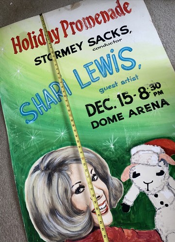 Lamb Chop Puppet SHARI LEWIS Original Art 1979 Henrietta New York Event Sign - 第 1/9 張圖片