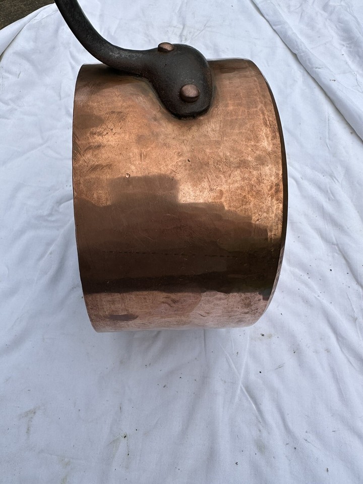 E DEHILLERIN Paris Ancienne Casserole En Cuivre Old French Copper eBay