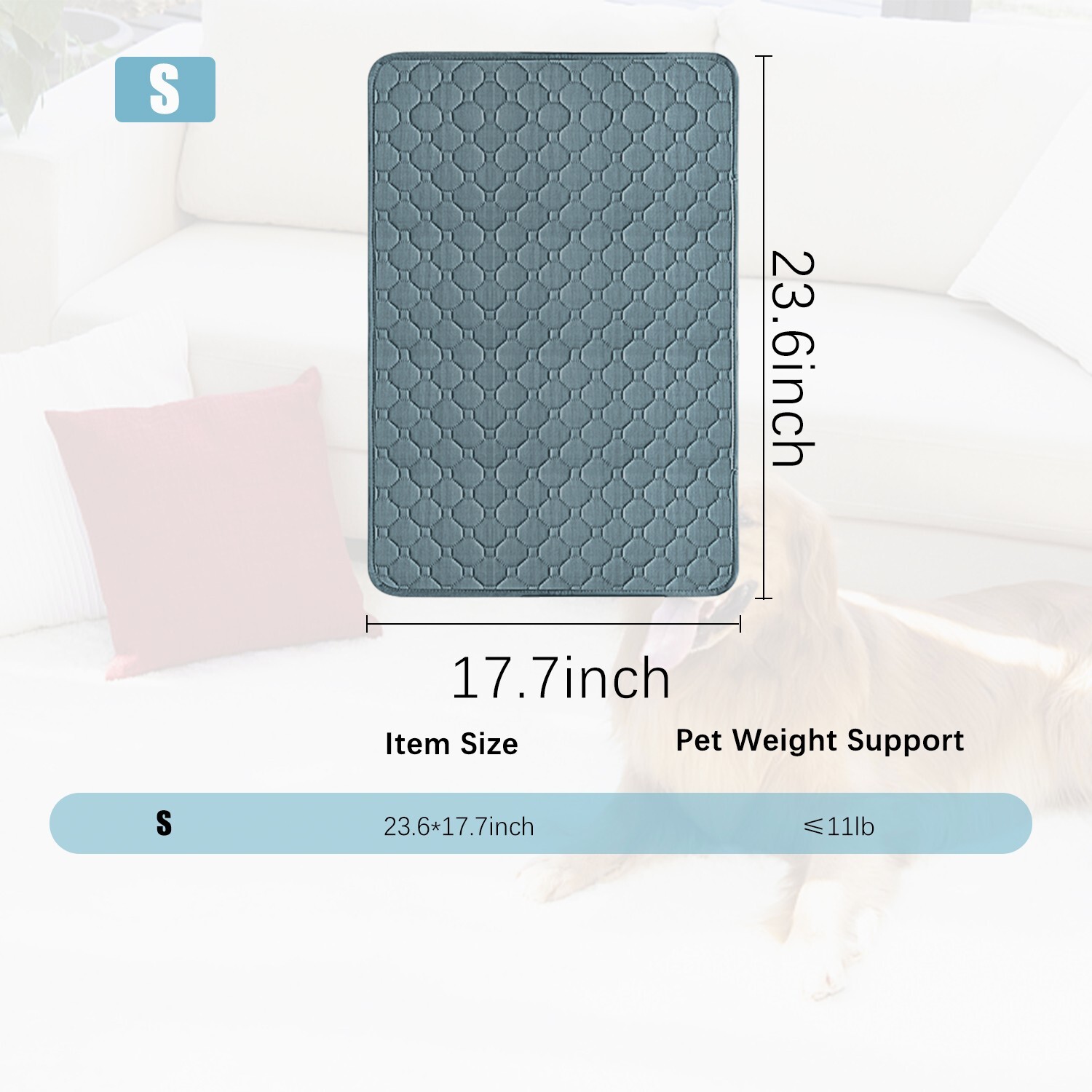 Reusable Pee Pads Washable Puppy Pads Whelping Mat Training Pet Pads