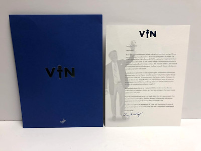 Vin Scully 2016 Dodgers Fan Appreciation Retirement Letter SGA