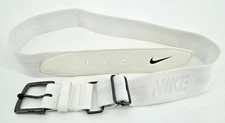 Nike Baseball Belt 3.0 Adult Adjustable 28"-43" White/Black