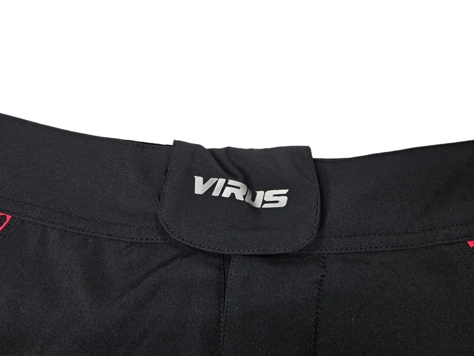 Мужские тренировочные боевые шорты VIRUS Disaster II размер 34 черные красные UFC MMA - Изображение 2 из 4