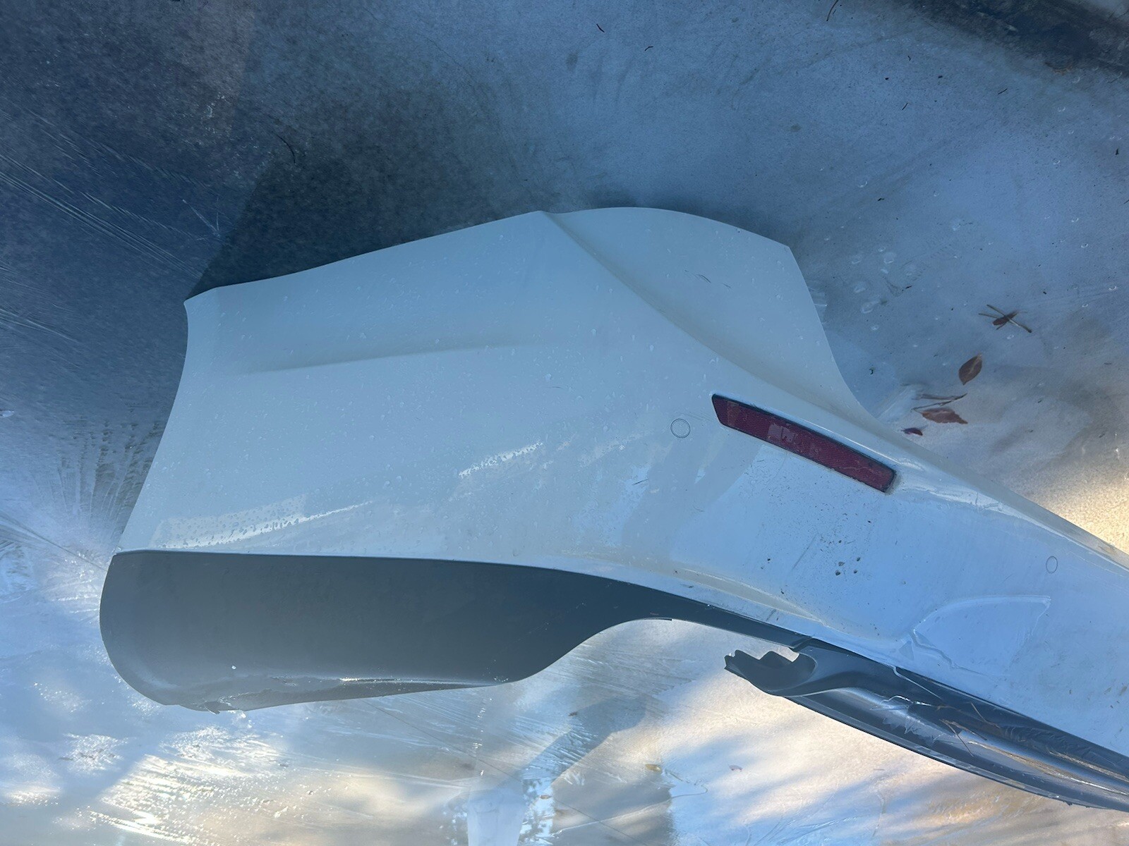 MASERATI GHIBLI REAR BUMPER 2017 WHITE