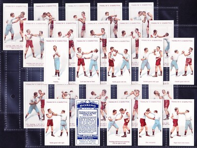 Franklyn, Davey & Co BOXING 1924 25er Set *sehr guter/top Zustand*