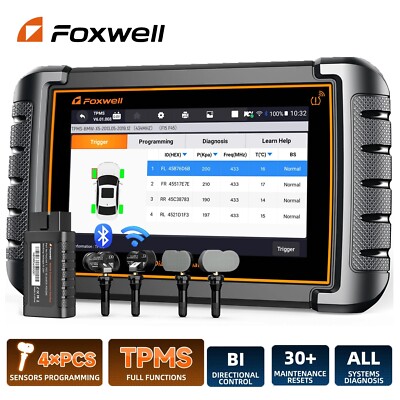 FOXWELL NT809TS RDKS Programming OBD2 Diagnosegerät Bi-directional Auto Scanner
