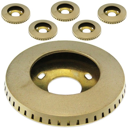 6 x BRASS TOP UPPER GAS BURNER RINGS BU03 FALCON DOMINATOR PRE CE OVEN RANGE - 第 10/14 張圖片