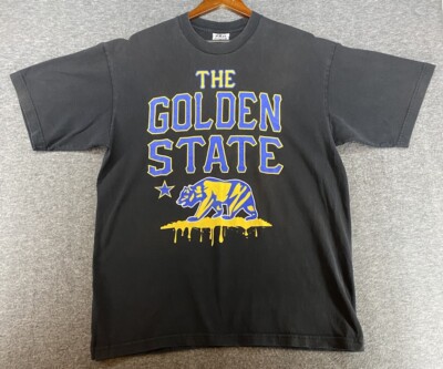 Pro 5 Athletic The Golden State Graphic Black Yellow Blue T-shirt Men s Size XL