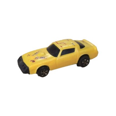 Yellow Firebird Stock Racer Vintage Burnin' Key Car  1980 Kidco No Key 