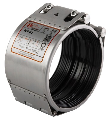Huajia pipe open  repair clamp couplings OD44.5mm(1.75inch) Pipe Leak Mending
