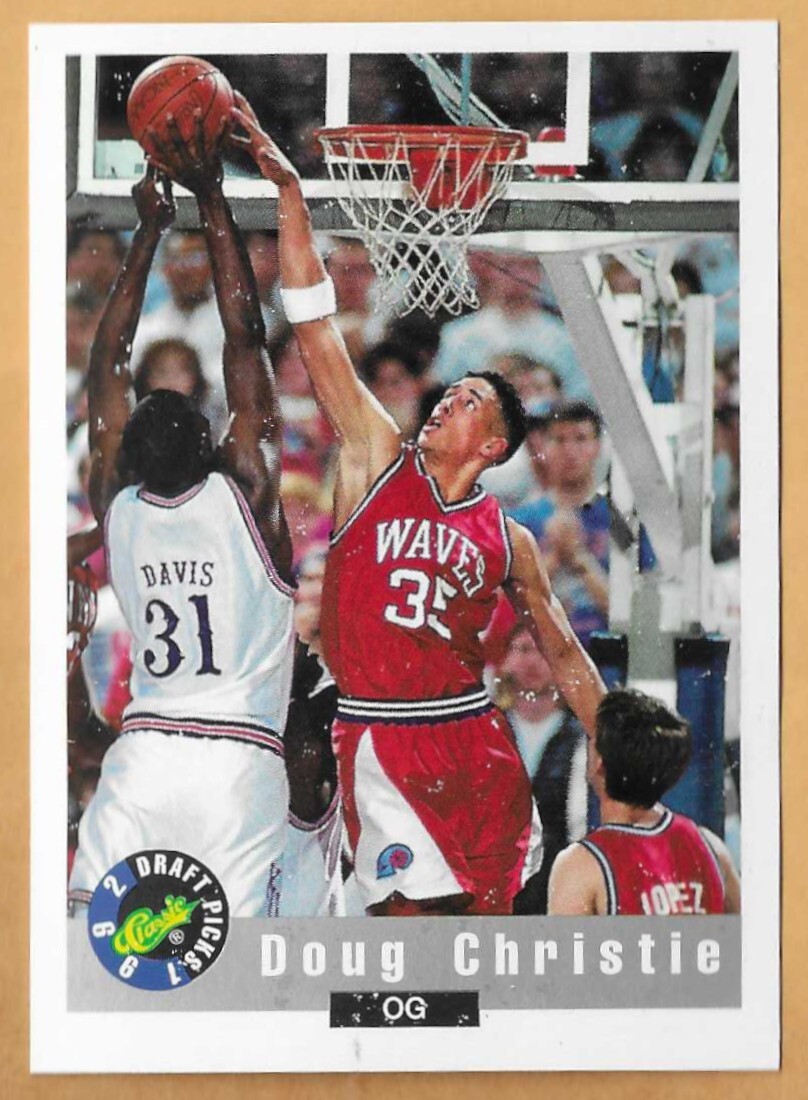 DOUG CHRISTIE PEPPERDINE #20 CLASSIC DRAFT PICKS 1992-93 | eBay