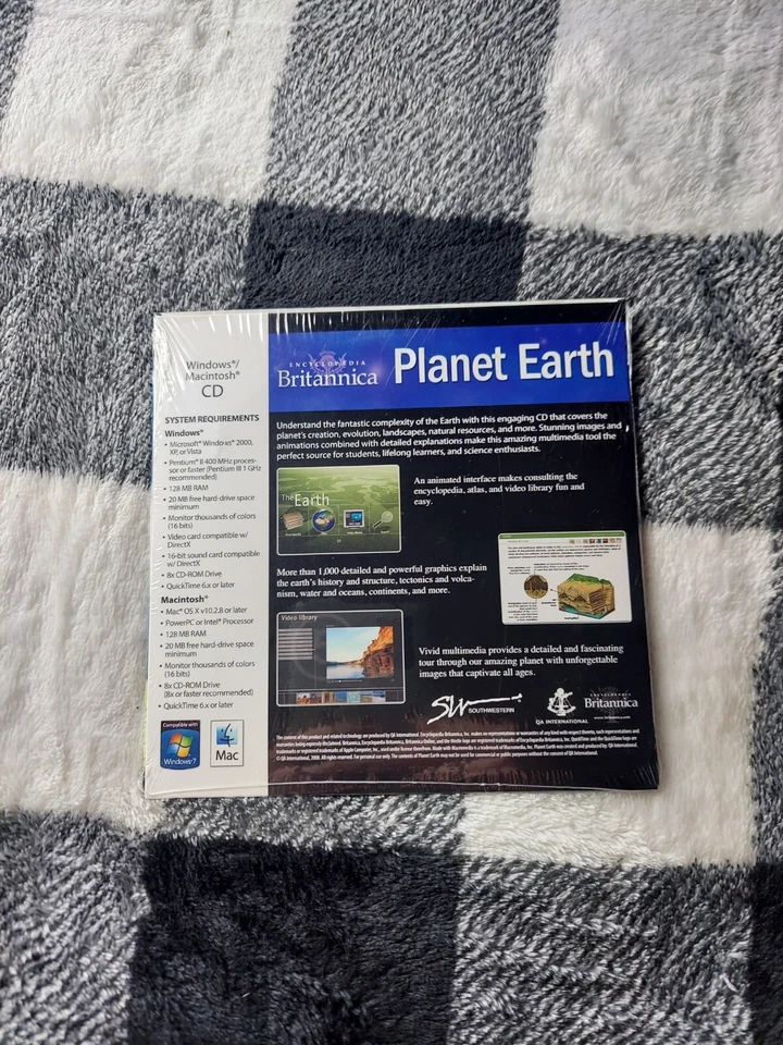 Planet Earth Britannica Discovery Series CD-ROM Windows / Mac NEW SEALED - Image 2 of 2