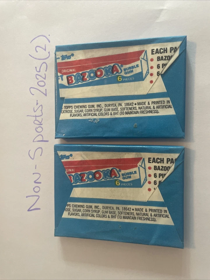 2 X Superman 2, 22 Cards + 2 Sticker + Gum Topps 1980 Unopened  ULTRA RARE  - Image 2 of 2