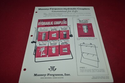 Massey Ferguson Hydraulic Couplers Dealer's Brochure RCOH