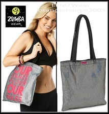 Zumba Tote BAG Metallic Bling Zwag Our Dance Floor Our Rules Gym-Travel-DURABLE