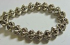 80 vintage silver floral disc beads 7x6 mm diy arts crafts sale larp 43951