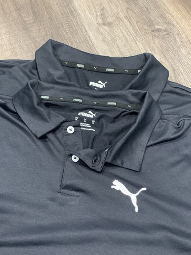 PMA Essentials Pique Men's Polo Size Medium Two Polo Bundle Black - Picture 6 of 7