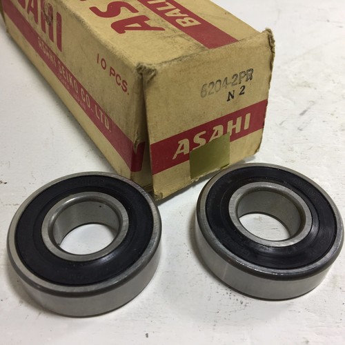 10 PK BRAND BALL BEARING 6204-2PR 47X20X14 IDLER WHEEL BEARING YAMAHA SKI-DOO - Picture 4 of 7